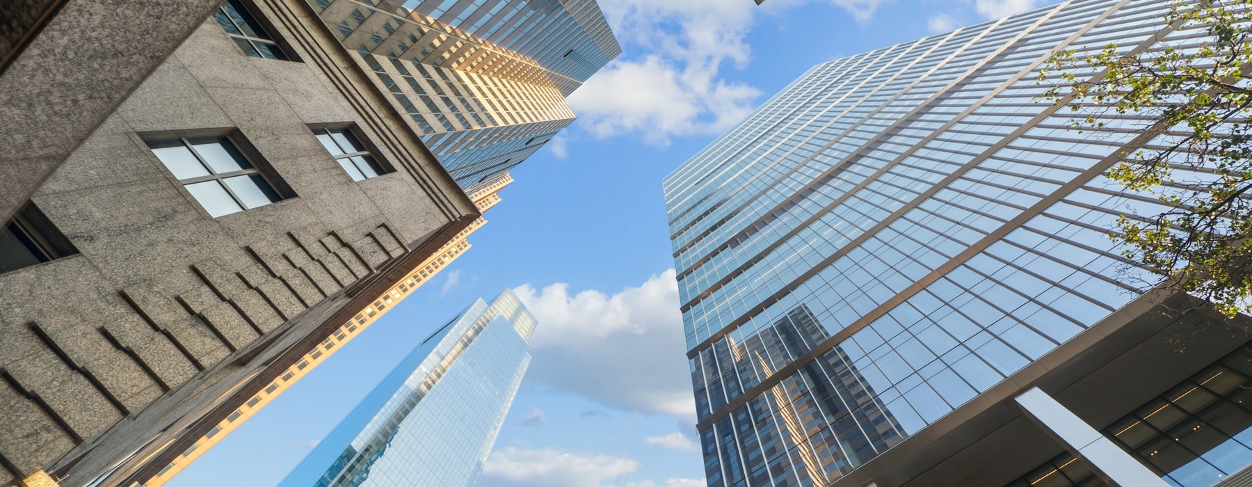 building stretching into the sky